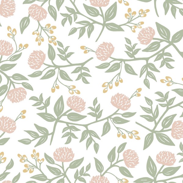 Peonies Blush Floral Premium Peel + Stick Wallpaper