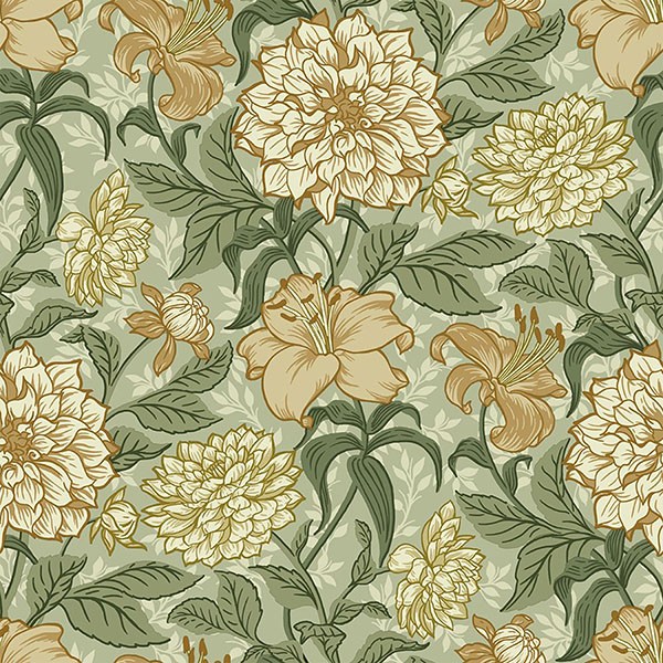 Persephone Yellow Spring Blossoms Wallpaper