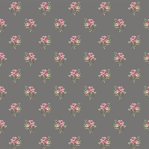 Petite Spot Floral Wallpaper