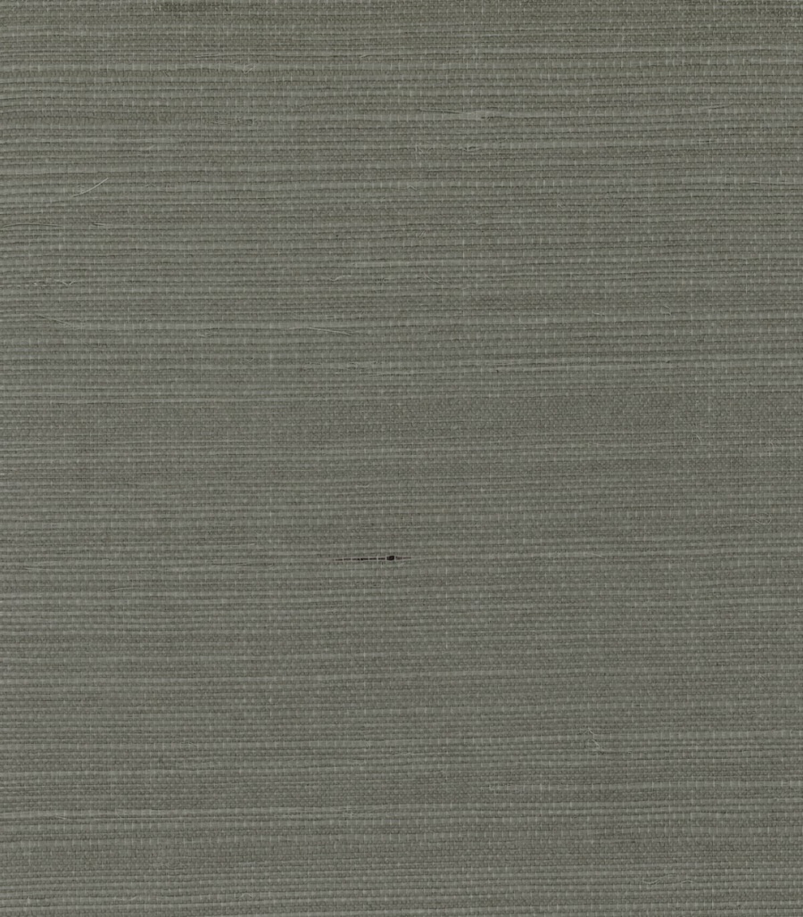 Pewter Sisal Grasscloth Wallpaper