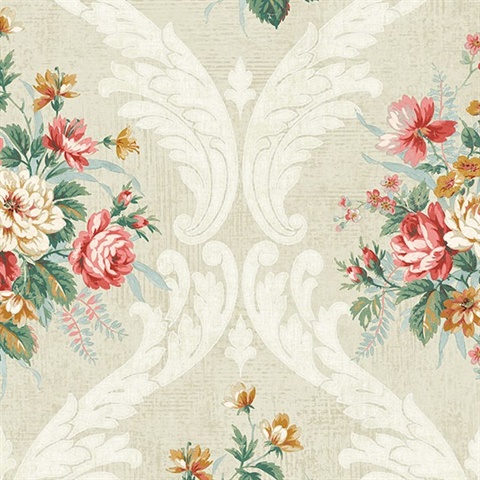 Peyton Floral Wallpaper