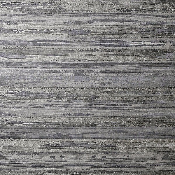 Philomena Pewter Striated Wallpaper