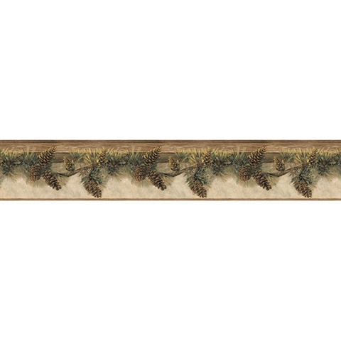 Pine Hill Chestnut Branches Border