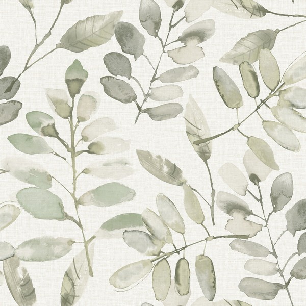 Pinnate Green Leaves Wallpaper