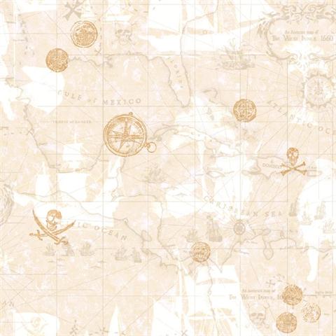 Pirate Map Wallpaper
