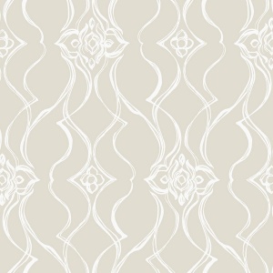 Pirouette Beige Wallpaper