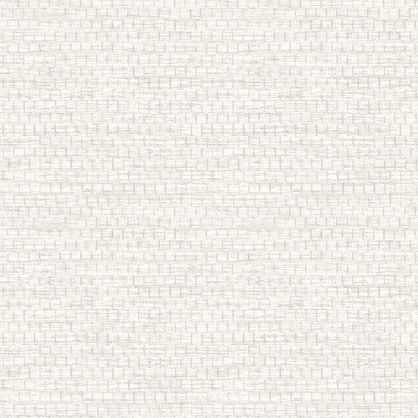 Plaited Grass White Wallpaper