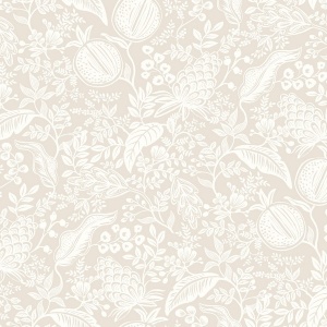 Pomegranate Beige & White Peel & Stick Wallpaper