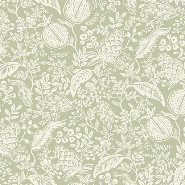 Pomegranate Pistachio Peel & Stick Wallpaper