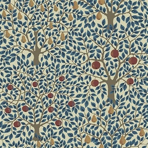 Pomona Blue Fruit Tree Wallpaper