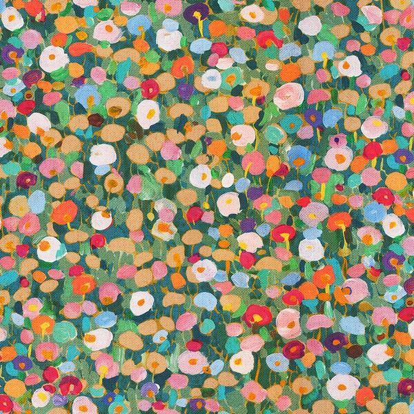 Prato Green Petite Floral Wallpaper