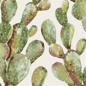 Prickly Pear Cactus P &amp; S Wallpaper