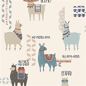 Quito Multicolor Llamas Wallpaper