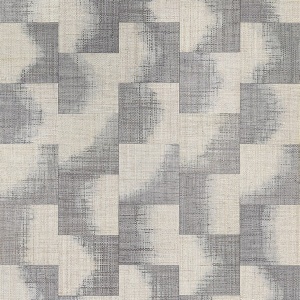 Raffia Squares Graphite Wallpaper