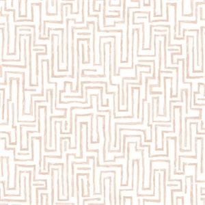 Ramble Blush Geometric Wallpaper