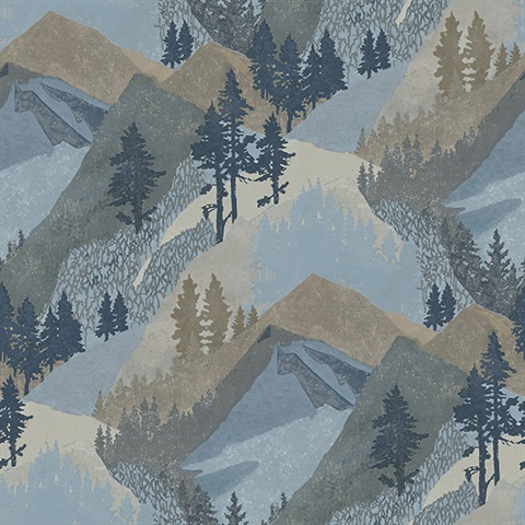 Range Blue Mountains Wallpaper