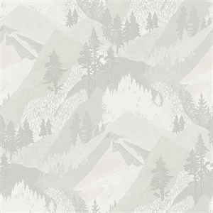 Range Light Grey Mountains Wallpaper