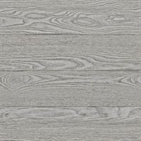Ravyn Grey Salvaged Wood Plank Wallpaper