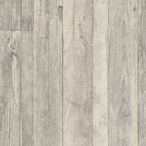 Reclaimed Wood Effect Motif Wallpaper