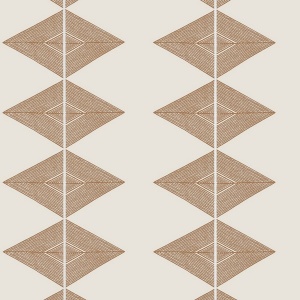 Reflection Ochre Wallpaper