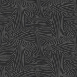 Reid Black Woven Geometric Wallpaper
