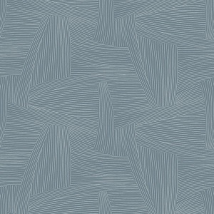 Reid Sky Blue Woven Geometric Wallpaper