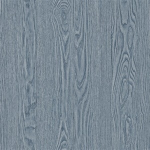 Remi Blue Wood Wallpaper