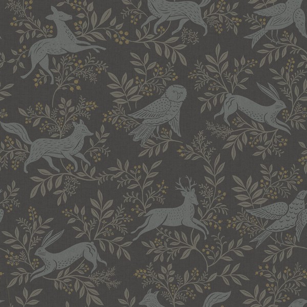 Revelry Black Forest Frolic Wallpaper
