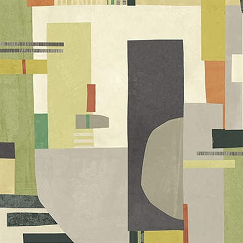 Rhodes Sage Blocs Wallpaper