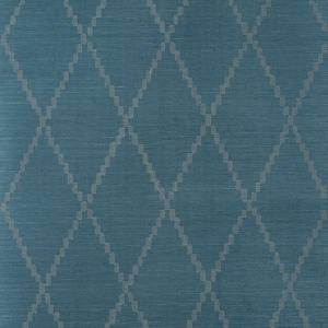 Ribbon Sisal Navy Wallpaper