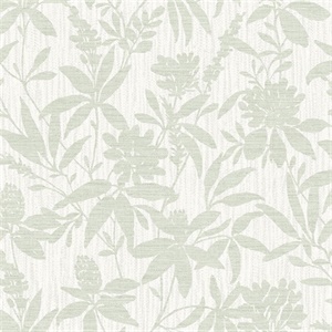 Riemann Green Floral Wallpaper