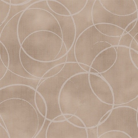 Ripple Brown Circle Geometric Wallpaper