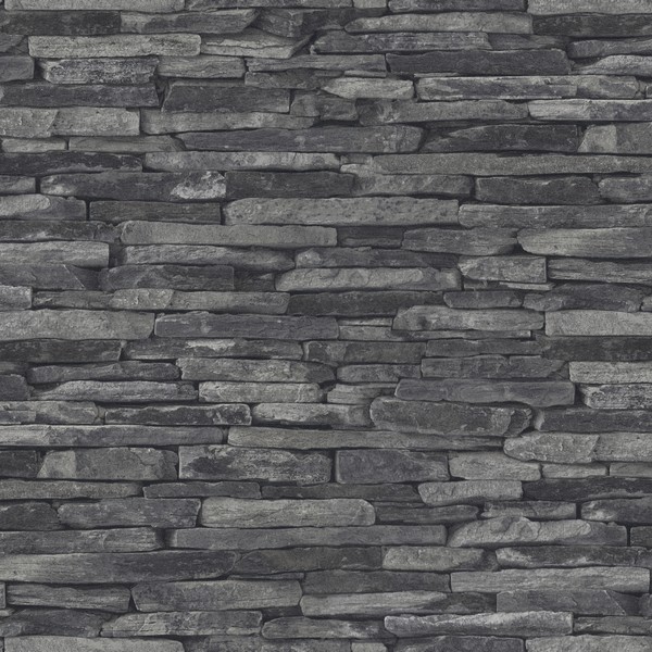 Rocky Retreat Motif Wallpaper