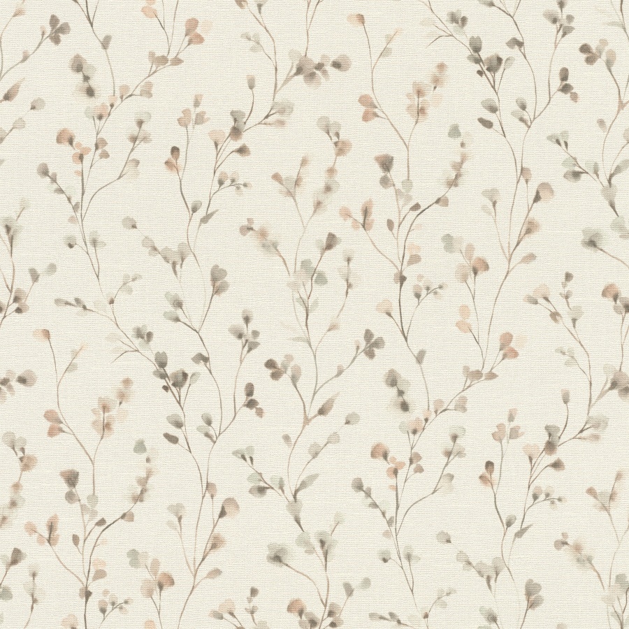Romy Neutral Springtime Trail Wallpaper