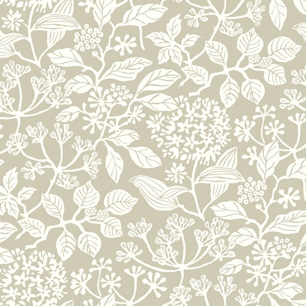 Rowen Taupe Wallpaper
