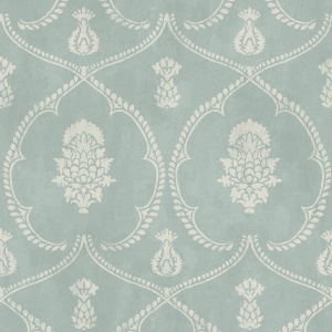 Royal Damask Jade Wallpaper