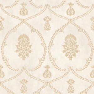 Royal Damask Soft Gold Wallpaper
