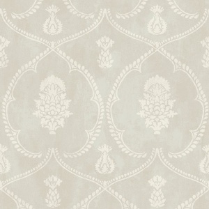 Royal Damask Soft Grey Wallpaper