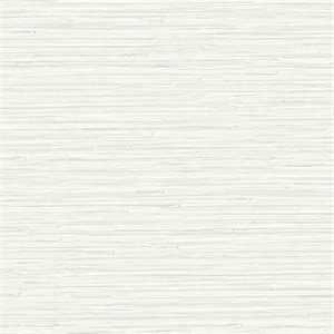 Rushmore White Faux Grasscloth Wallpaper