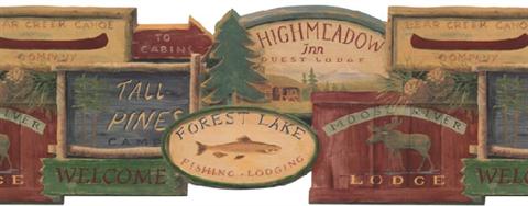 Rustic Lodge Signs