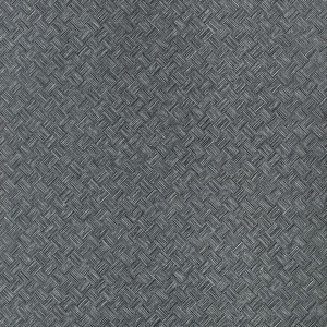 Saddle Weave Black and Silver Wallpaper