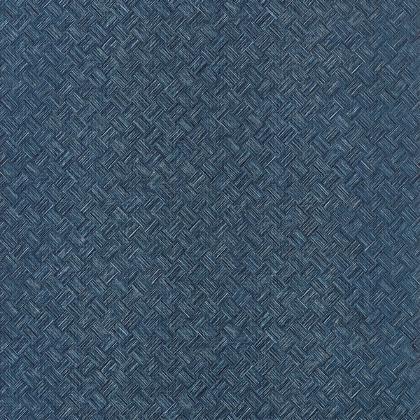 Saddle Weave Navy Wallpaper