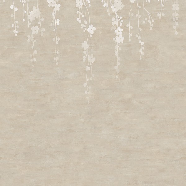 Sakura Blooms Neutral Wall Mural