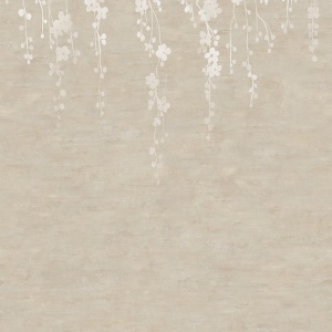 Sakura Blooms Neutral Wall Mural
