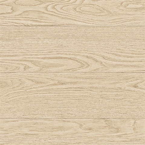 Salvaged Wood Neutral Plank Wallpaper