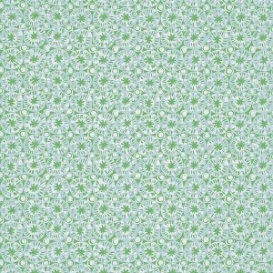 Sand Dollar Green and Blue Wallpaper