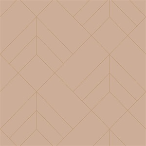 Sander Light Pink Geometric Wallpaper