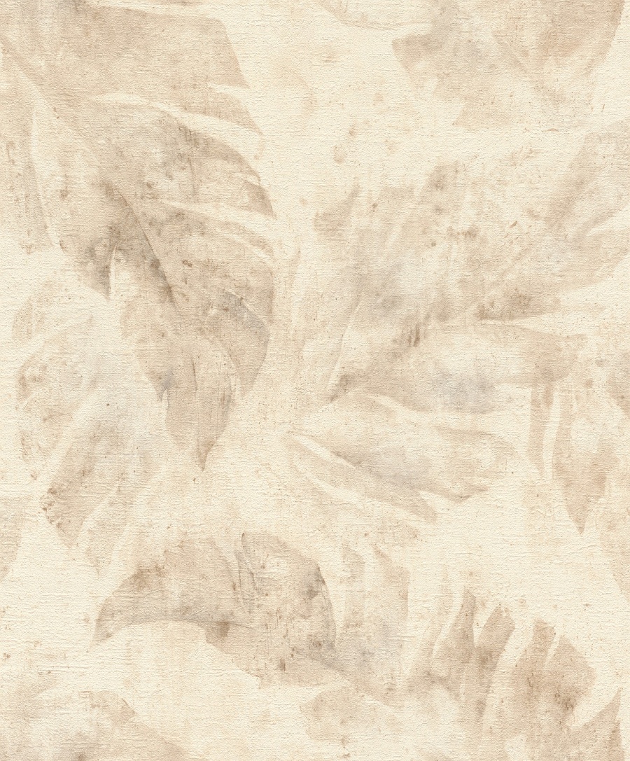 Sanne Beige Palm Wallpaper