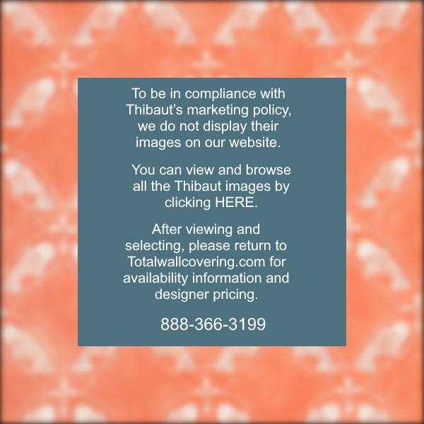 Santorini Coral Wallpaper