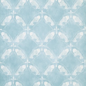 Santorini Light Blue Wallpaper